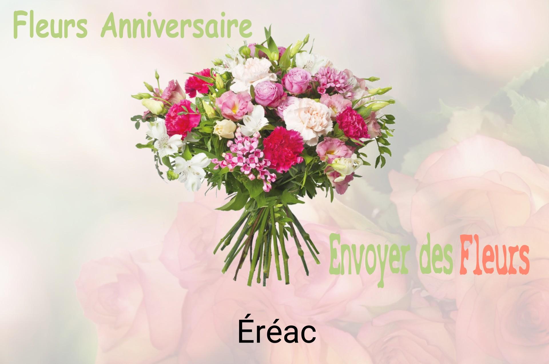 Bouquet de fleurs d’anniversaire livré à Éréac